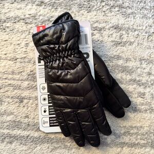 New Head Women’s Waterproof Hybrid Black Gloves Size M
